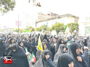 راهپیمایی پرشکوه روز قدس مردم روزه دار بخش بندپی&zwnj;غربی بابل
