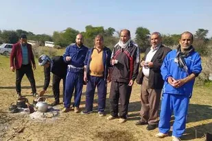 پیاده روی پیشکسوتان بسیجی دشت آزادگان خوزستان + تصاویر