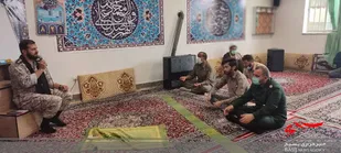 برگزاری مراسم عزاداری اربعین حسینی در سپاه راز و جرگلان