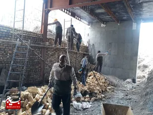 خدمت رسانی گروه جهادی پیشکسوتان در مسجد امیرالمومنین(ع) شهرستان بیرجند