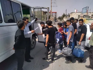 اردوی زیارت  اولی ها حوزه شهید فهمیده میامی برگزار شد
