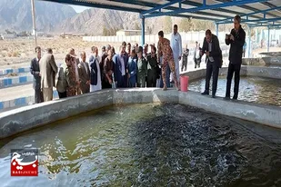 افتتاح مزرعه نیمه مدار بسته پرورش ماهیان سردآبی زاهدان