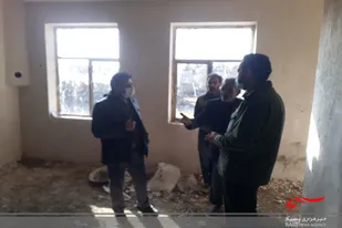 اردوی جهادی حوزه امام حسین(ع) قهاوند در روستای مهاجرآباد