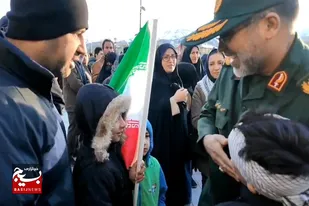 حضور فرمانده سپاه انصارالحسین(ع) در جمع پرشور امت حزب الله همدان