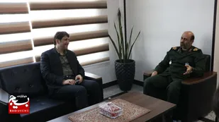 مدیر کل شرکت سهامی بیمه ایران با فرمانده سپاه استان البرز دیدار کرد