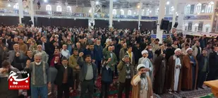 حمایت قاطع نمازگزاران تربت&zwnj;جامی از مردم مظلوم غزه+فیلم
