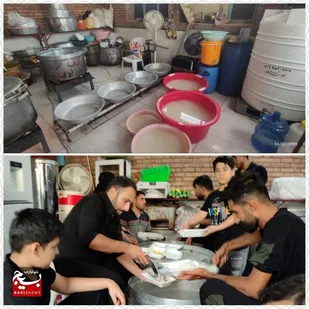 پخت و توزیع غذای گرم نذری جهادی در هندیجان