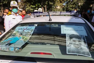 مراسم تشییع نوجوان قهرمان دهه هشتادی