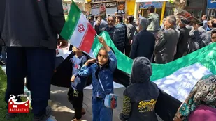 حضور پرشور مردم لردگان در دفاع از فلسطین