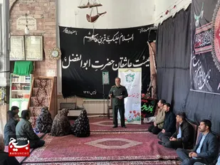 برپایی میز خدمت جهادی توسط بسیج مهندسین عمران و معماری سپاه استان زنجان در روستای اژدهاتو