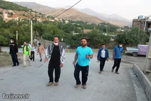 پیاده&zwnj;روی صبحگاهی کارکنان سپاه ناحیه همدان
