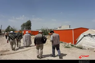 بازدید مدیر کانون بسیج فرهنگیان ناحیه یک همدان از مناطق زلزله&zwnj;زده سرپل ذهاب