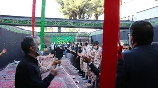 اقامه مراسم عزاداری سالار شهیدان در سپاه حضرت عبدالعظیم(ع)