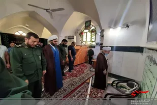فرمانده سپاه سرخه در مسجد امام هادی (ع) سرخه حضور یافت