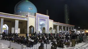 مراسم عزاداری شام اربعین حسینی در امامزاده بی بی سکینه صفادشت