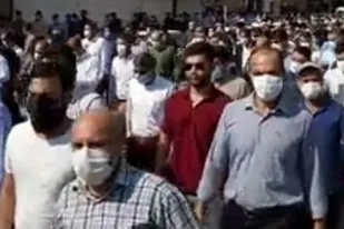 راه&zwnj;پیمایی اتحاد و اعلام نفرت از اغتشاش در ایذه