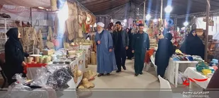 افتتاح نمایشگاه اقتصادمقاومتی در عباس آباد