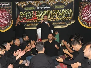 عزاداری پرشور هیئت جامعه المهدی(عج) ایلام