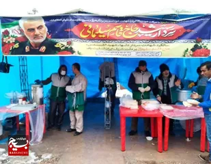 جهادگران بسیجی ده&zwnj;ها موکب در ناحیه مقاومت بسیج امام محمدباقر (ع) آسارا برگزار کردند