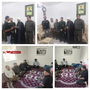 دیدارباخانواده&zwnj;شهیدزنگیان&zwnj;وشهیدخباره&zwnj;بمناسبت&zwnj;هفته&zwnj;بسیج&zwnj;دربندرلنگه