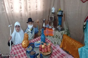 اجرای نمایش یلدای جدید و قدیم در پایگاه شهیده سمیه همدان+تصاویر