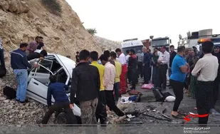 ۳ کشته و ۷ مصدوم در تصادف محور یاسوج - اصفهان