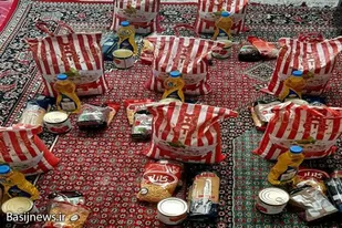 توزیع ۲۰۰ بسته معیشتی به همت خواهران بسیجی در بهار