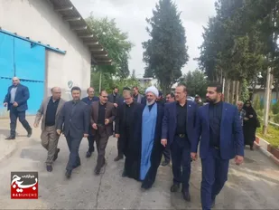 بازدید فرماندار و مسئولین قوه قضاییه از شرکت پارس کرم خزر
