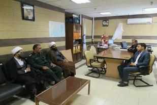قدر دانی مسئول دفتر نمایندگی ولی فقیه در ناحیه زابل از رئیس اداره آب و فاضلاب روستایی زابل