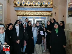 اردوی دختران پایگاه حضرت خدیجه(س) در شهرستان کهک قم