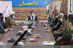اعضای بسیج اساتید دانشگاه دامغان با فرمانده سپاه ناحیه این شهرستان دیدار کردند