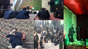 یادواره شهداءدر تکیه شهید صمدانی زرند برگزارگردید