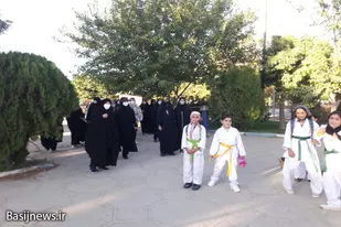 پیاده&zwnj;روی ورزشکاران بسیجی بهار به&zwnj;مناسبت هفته دفاع مقدس