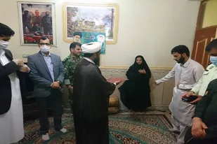 با خانواده شهدا و ایثارگران ایرانشهری دیدار شد