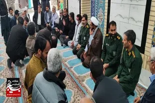 برگزاری میز خدمت جهادی در مصلی شهر علی&zwnj;اکبر با حضور مسئولان شهرستان هامون