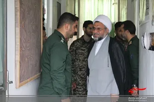 سرکشی مسئول دفتر نمایندگی، ولی فقیه در سپاه کربلا از پایگاه&zwnj;های مقاومت بسیج نکا