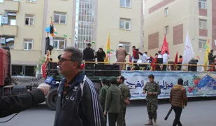 کاروان شادی مهدوی بسیجیان شاهرود