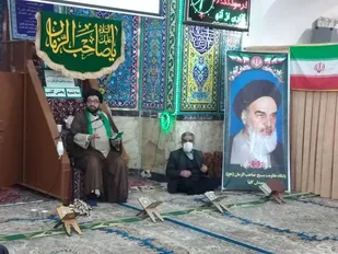 مراسم&zwnj;های بزرگداشت دهه فجر در پایگاه و مسجد صاحب الزمان میبد