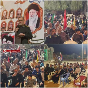 برگزاری مراسم بزرگداشت شهدای گرانقدر جنگ&zwnj; دوازده روزه در روستای چهواز شهرستان پارسیان