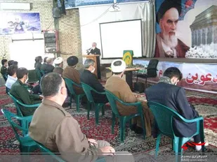مراسم مولودی خوانی با حضور مداحان آستان قدس رضوی در مانه و سملقان