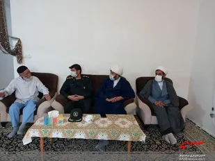 دیدار با خانواده شهید توفیقی در شیروان