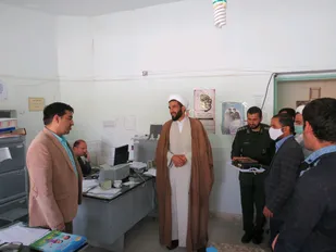 دیدار فرمانده ناحیه مقاومت تفت با مدیر آموزش و پرورش نیر