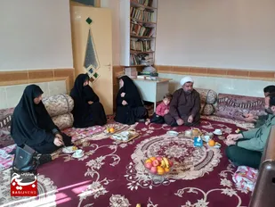 دیدار با مادران شهیدان آب آتش پرور و حاج حسنی