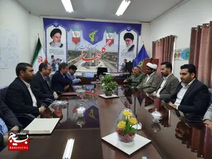 دیدار مدیران اصناف وبسیج ادارات با سرهنگ پور رضا به مناسبت روز پاسدار