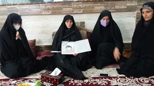 تجلیل از خانواده معظم شهدا در شهر سودجان
