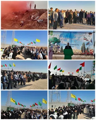 بیست و ششمین مراسم گرامیداشت شهدای شیمیایی گردان فجر بهبهان