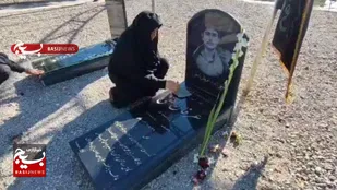 شهیدی که در مدفن شهید گمنام آرمید