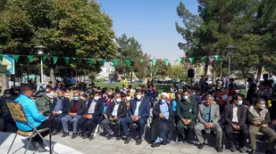 آئین گرامیداشت روز حماسه و ایثار شهرستان برخوار