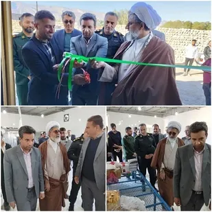 افتتاح کارگاه تولیدی نان شیرینی در روستای بامستان بستک