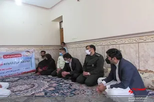 دیدار با خانواده شهدا در قصرقند